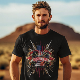 T-shirt Les pompiers Secourent un accident de voiture