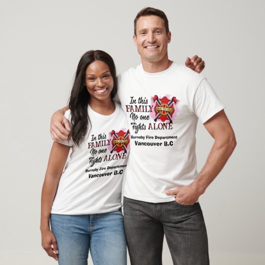 T-shirt Les pompiers s'unissent en esprit (Unisexe)