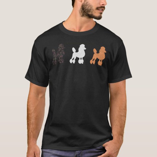 T-shirt Les Poodles Sont La Réponse (Devant)