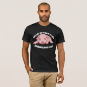 T-SHIRT LES PORCS PLUS INTELLIGENTS QUE LES CHIENS, LES T- (Devant entier)