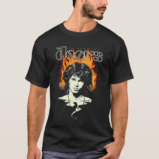T-shirt Les Portes Jim Morrison Unisex Tee (Devant)