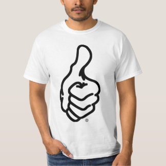 T-shirt Les pouces lèvent la pièce en t de marque