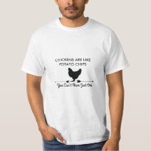 Les poulets sont comme des pommes chips