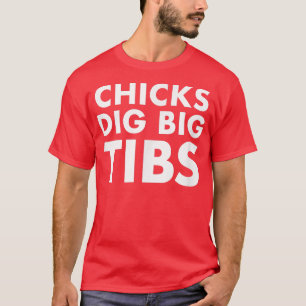 T-shirt Les pousses creuser les gros seins amusant entraîn