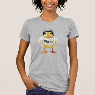 T-shirt Les poussins de moto unissent drôle motocycliste f
