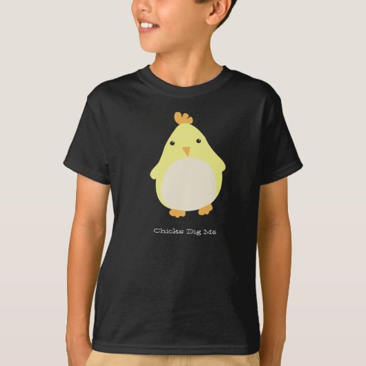 T-shirt Les poussins me creusent (Devant)