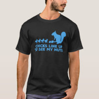 Les Poussins S'Alignent Pour Voir Mes Noix Drôle É