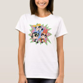 T-shirt Les Powerpuff Girls Powfactor (Devant)
