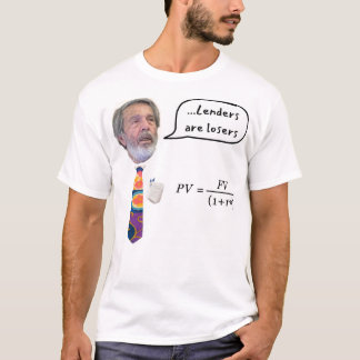 T-shirt Les prêteurs sont des perdants