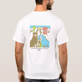 T-shirt les problèmes de chien de format (Dos)