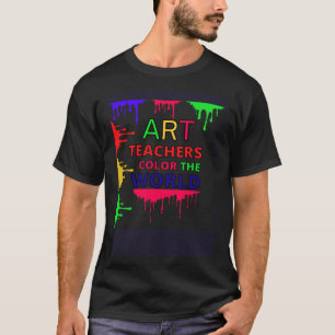 T-shirt Les professeurs d'art Couleur Le monde Enseignants