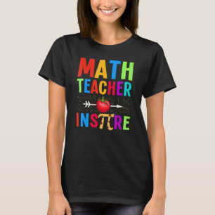 T-shirt Les professeurs de mathématiques inspirent le nerd