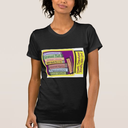 T-shirt Les professeurs de maths AJOUTENT vraiment (Devant)