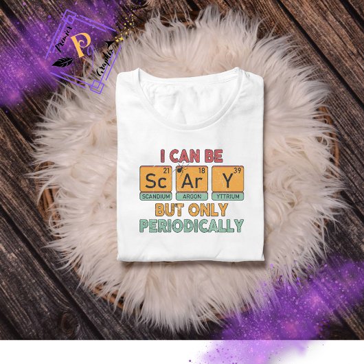 T-shirt Les professeurs de sciences ont peur| Enseignant H