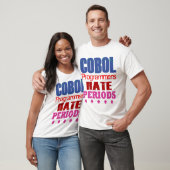T-shirt Les programmeurs Cobol détestent les points (Unisexe)