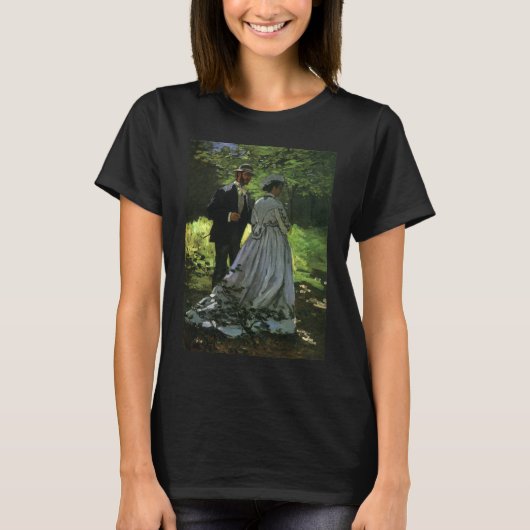 T-shirt Les Promenades, alias Les Poussettes par Claude Mo (Devant)