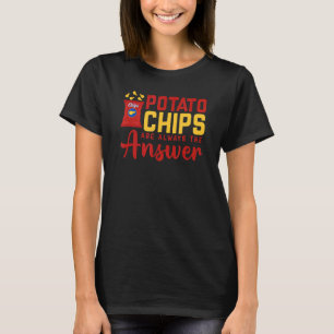 T-shirt Les Puces De Pomme De Terre Sont Toujours La Répon