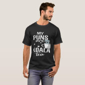 T-shirt Les Puns Sont Du Thé De Koala (Devant entier)