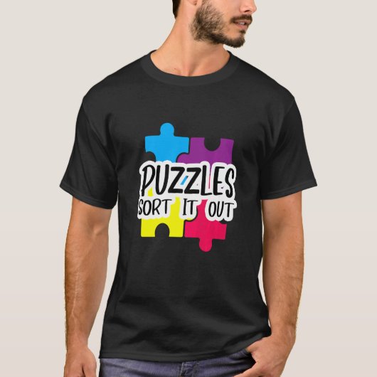 T-shirt Les Puzzles Le Trient (Devant)
