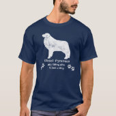 T-shirt Les Pyrénées - Tout le reste n'est qu'un chien (Devant)
