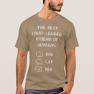 T-SHIRT LES QUATRE MEILLEURS AMIS LÉGÉS D'HUMAINS