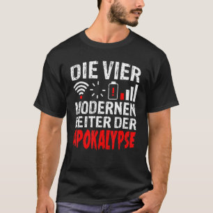 T-shirt Les quatre pilotes modernes de l'apocalypse