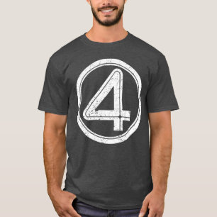 T-shirt Les quatre premières étapes sont Fantastiques Blan