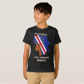 T-shirt Les racines cap verdiennes Mois de l'histoire noir (Devant entier)