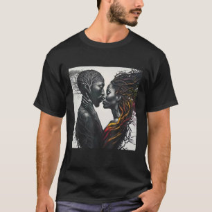 T-shirt Les Racines Fonctionnent En Profondeur Graphique
