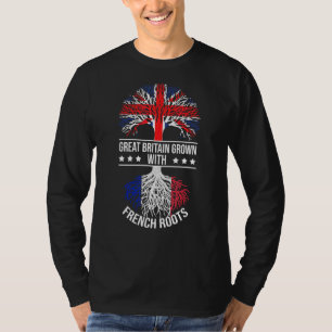 T-shirt Les racines françaises Les immigrants Ancêtres Gra