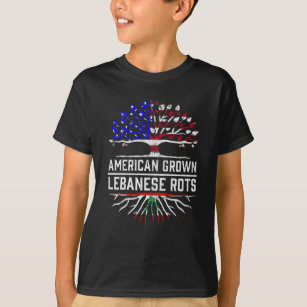 T-shirt Les racines libanaises fières des Américains au Li