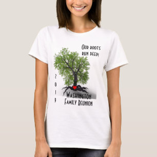 T-shirt Les racines sont profondes - personnalisable