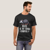 T-shirt Les rats sont mon esprit animal (Devant entier)