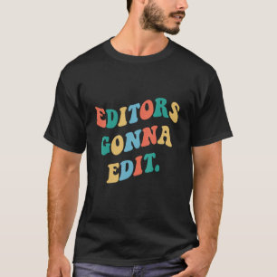 T-shirt Les rédacteurs vont éditer Retro Super Writer Boo
