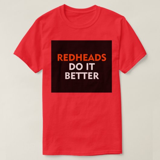 T-shirt Les Redheads le font mieux 4 (Design devant)