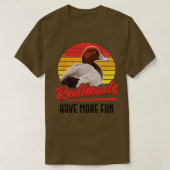 T-shirt Les Redheads ont plus amusant Retro Style Duck Cad (Design devant)