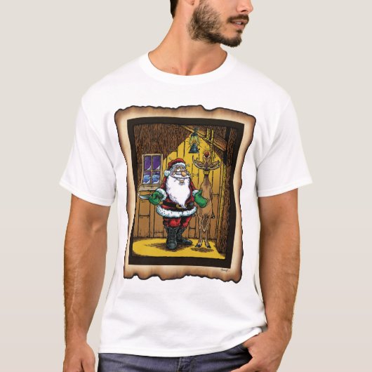 T-shirt Les réductions de Père Noël (Devant)