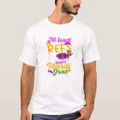 T-shirt Les Refs ne peuvent pas perdre Mardi Gras Design M (Devant)