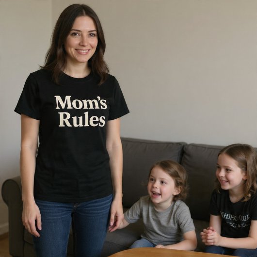 T-shirt Les Règles de Maman