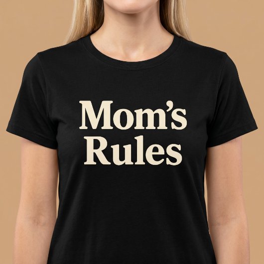 T-shirt Les Règles de Maman