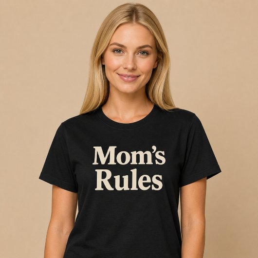 T-shirt Les Règles de Maman