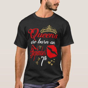 T-shirt Les reines des lèvres rouges mignonnes sont nées l