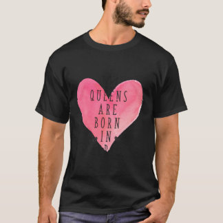 T-shirt Les Reines Sont Nées En Avril