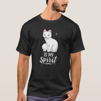 T-shirt Les Renards De L'Arctique Est Mon Esprit Animal I 