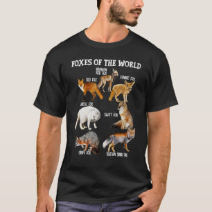 T-shirt Les Renards Du Monde La Fox Course Éducative Wild 