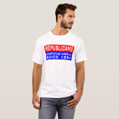 T-shirt Les républicains détruisent l'Amérique ! (Devant entier)