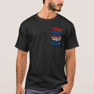 T-SHIRT LES RÉPUBLICAINS SONT ROUGES, LES DÉMOCRATES SONT