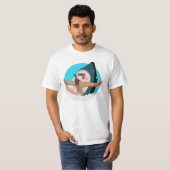 T-shirt Les requins mangent des canards (Devant entier)
