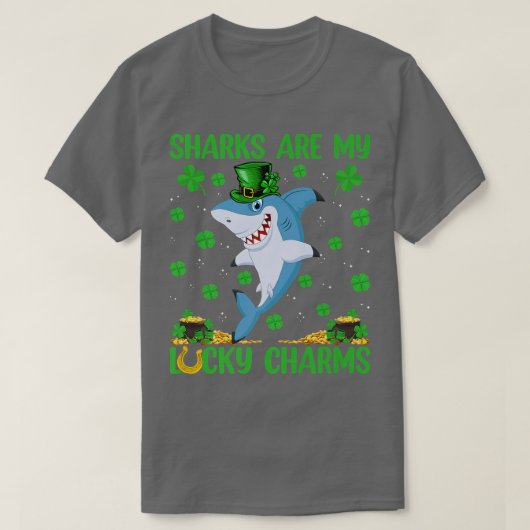 T-shirt Les requins sont mes charmes chanceux Shark St (Design devant)
