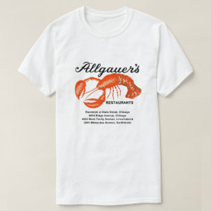 T-shirt Les restaurants Allgauer en Illinois